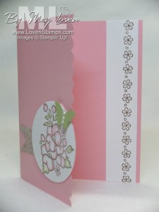 Bordering On Romance - how to highlight a fun card front border