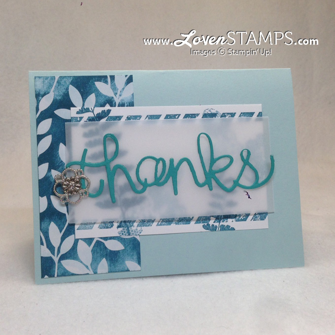 Direct to Paper Technique: Video Tutorial with Butterfly Basics and the Irresistibly Yours Specialty Designer Series paper by LovenStamps #stampinup #stampsinthemailclub