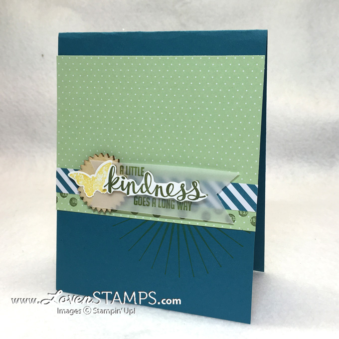 Using Vellum Card Stock - video tutorial with tips for layering and adhering, by LovenStamps with supplies from Stampin Up