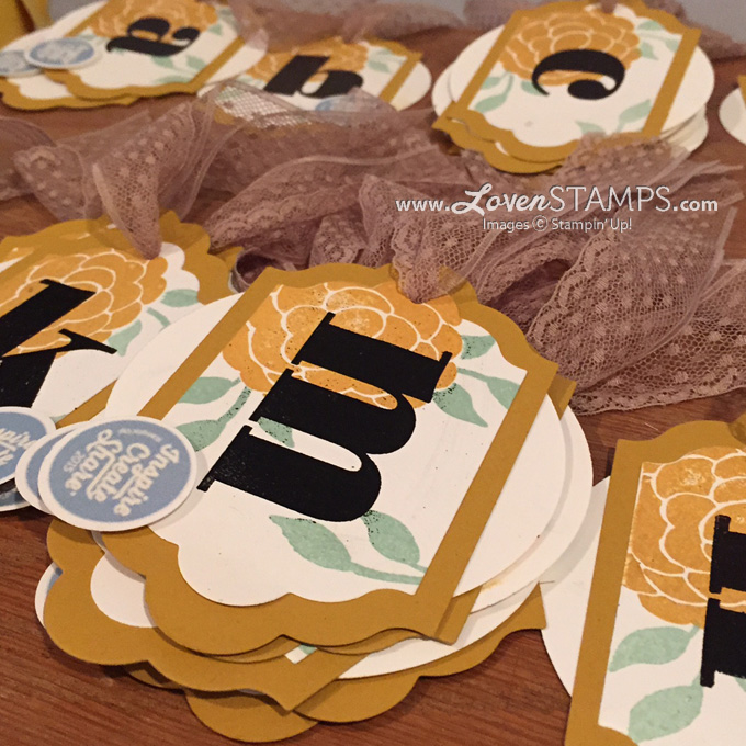 Team Tags for the Stampin Up Convention Bag - by LovenStamps