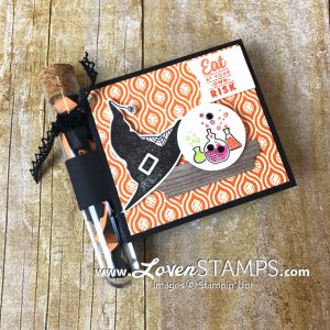 LovenStamps: Spooky Cat - the best Harry Potter Halloween set ever! Sorting hat plus potions for a perfect Hogwart's themed DIY birthday party favor