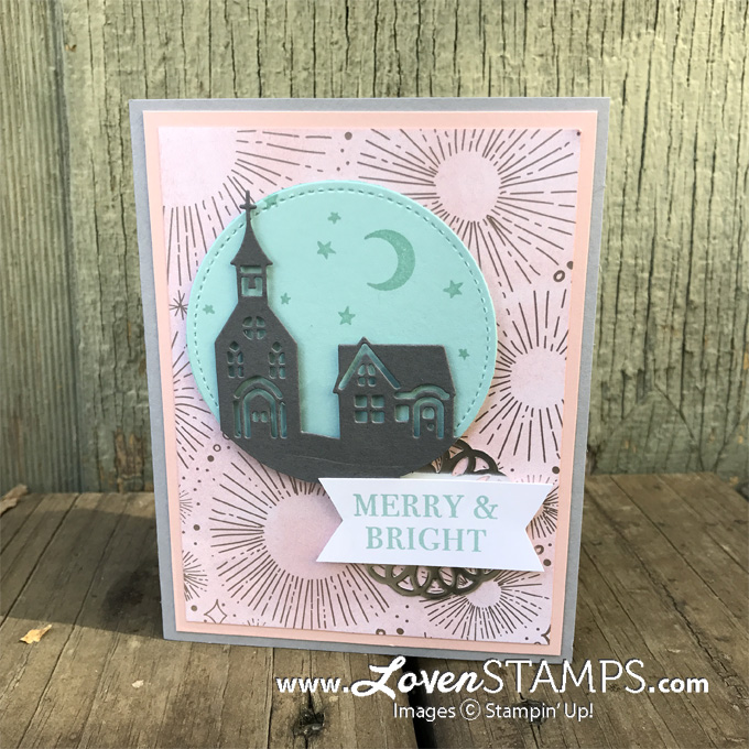LovenStamps: Get out your Sponge Brayer for the Year of Cheer Specialty Designer Series Paper and Hometown Greetings Edgelits for Stamps in the Mail Club with Meg