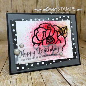 Beautiful Day card idea with brusho spritzing technique