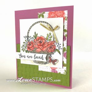 Stampin Blends with Basket Weave Folder Blossoming Basket Bundle