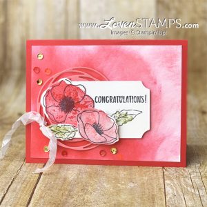 painted poppies stamp set stampin up mini catalog 2020 card idea