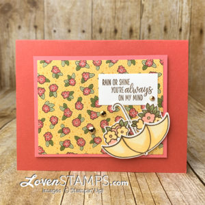 under my umbrella builder punch ornate garden designer series paper stampin blends card tutorial
