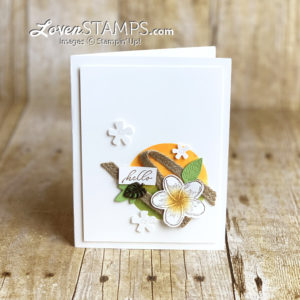 reverse masking technique video tutorial stampin up timeless tropical stamp set