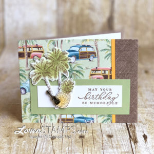 dspcardbase idea for dsp as a card base with tropical oasis stamp set stampin up by lovenstamps