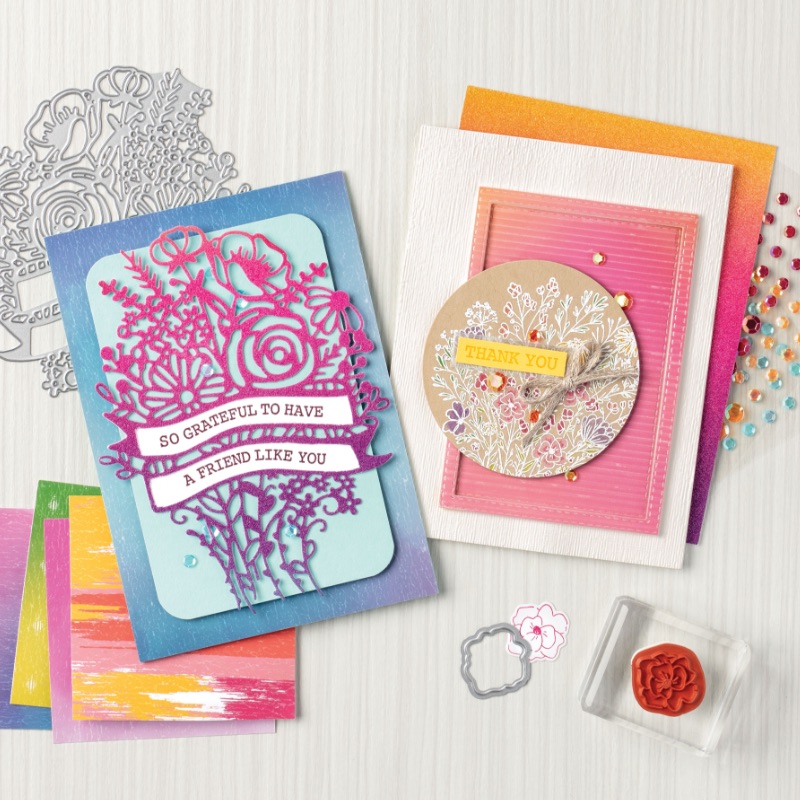 artistry blooms stampin up new suite collection
