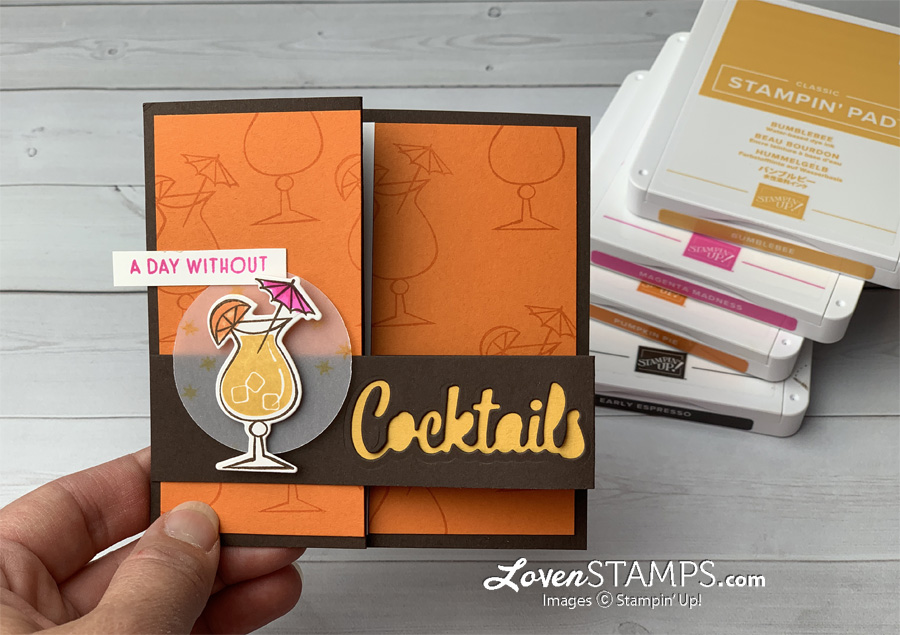 nothings better than stamp set love you more than cocktails dies