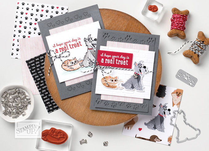 stampin up catalog playful pets suite collection