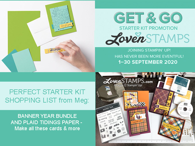 LovenStamps: Get & Go special plus the perfect Demonstrator Starter Kit fall order from Meg Loven