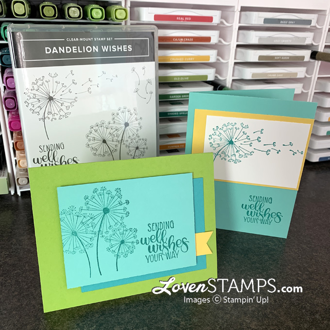 get and go stampin up demonstrator starter kit special card kits dandelion wishes ideas by lovenstamps