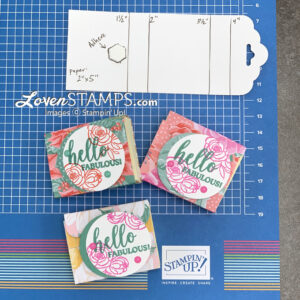 post it note flowered paper gift