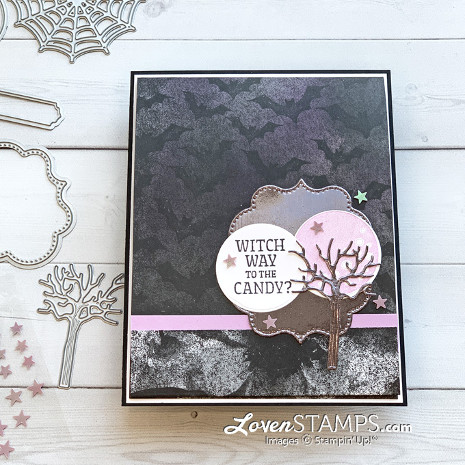 frighteningly-cute-halloween-card-stampin-up-supplies-magic-night-dsp-clearance-rack-stars-dsp-card-base-tutorial-open-title