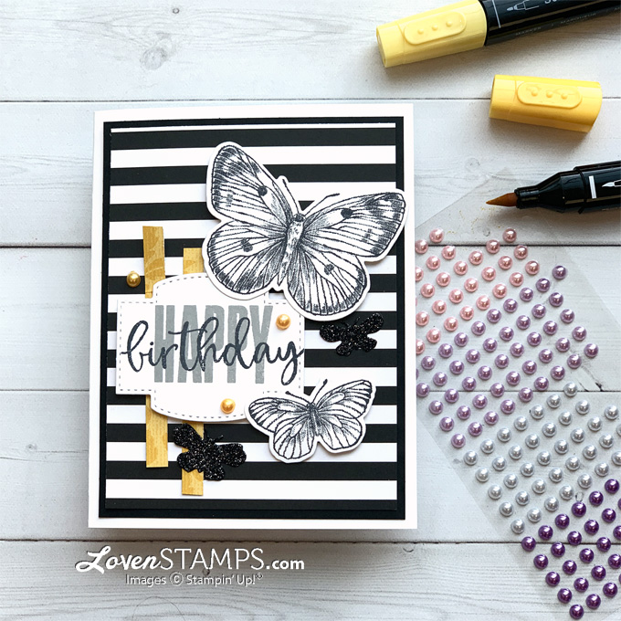 black-and-white-pattern-party-butterfly-brilliance-tutorial-with-meg-stampin-up-supplies