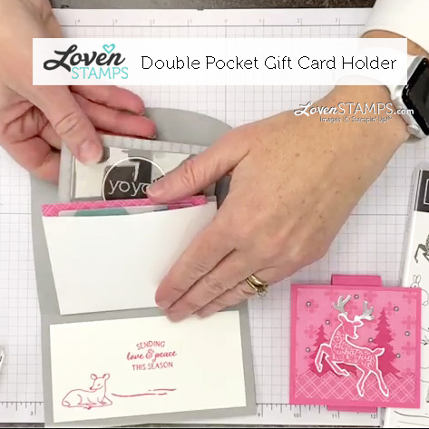 double-gift-card-holder-pink-peaceful-deer-builder-punch-basic-borders-dies-stampin-up-video-tutorial-open
