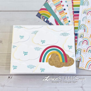 Cloud-Punch-Collage-Technique-brilliant-rainbow-of-happiness-bundle-rose-gold-paper-stampin-up-supplies-video-tutorial-far-sq