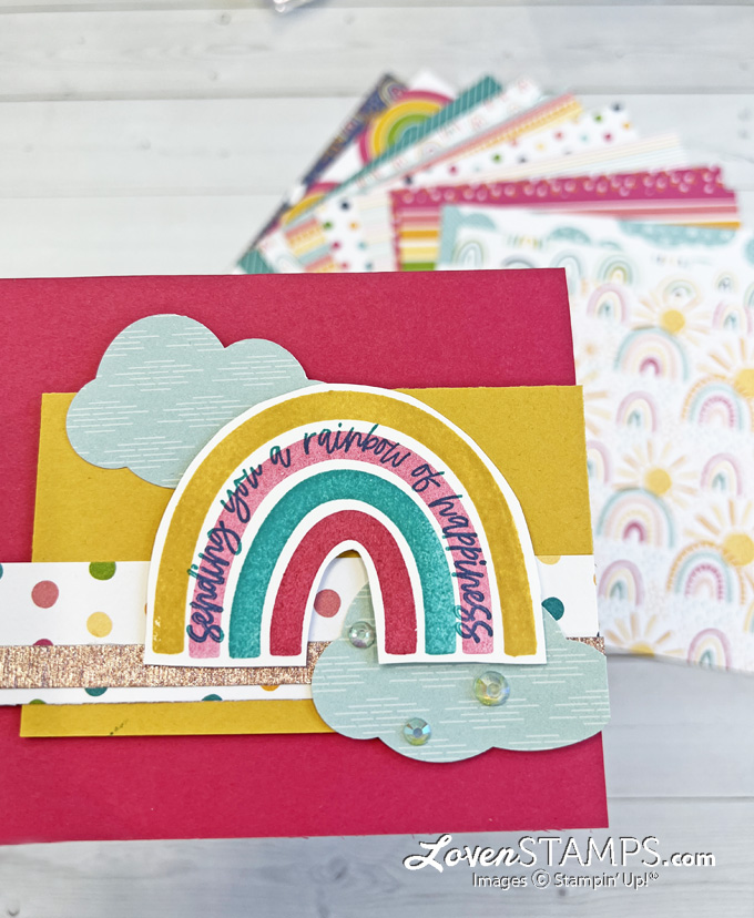 layered-brilliant-rainbow-of-happiness-bundle-sunshine-dsp-cloud-punch-fussy-cut-stampin-up-basic-card-tutorial-video-sq