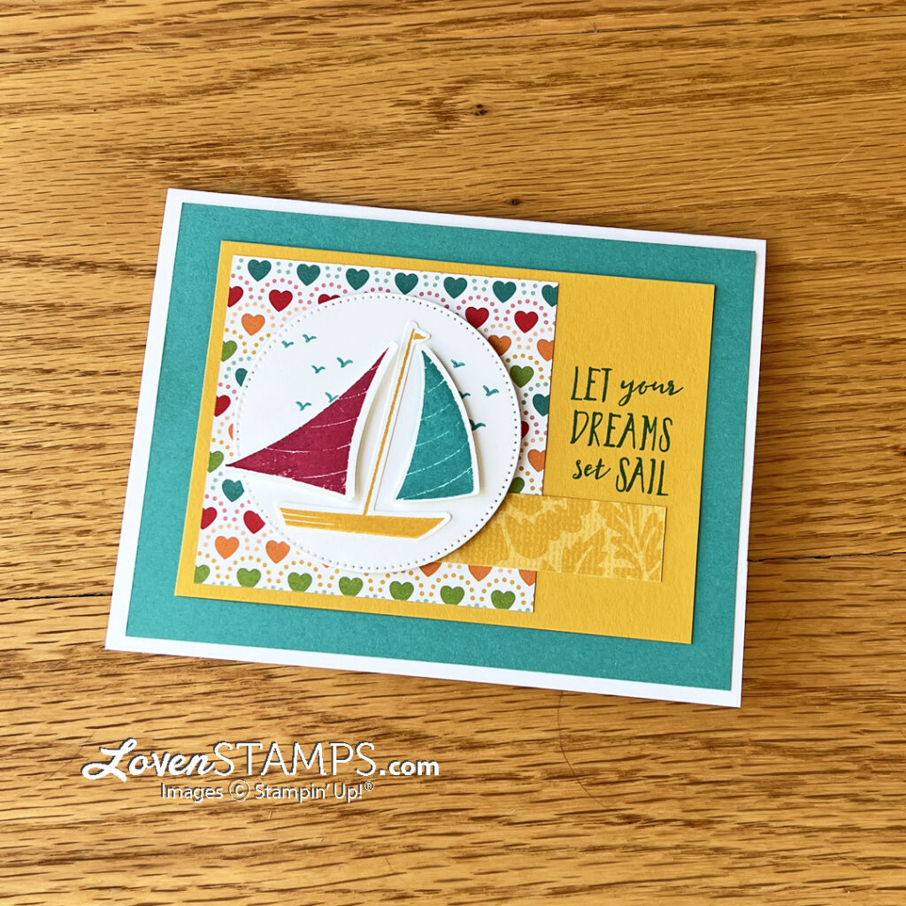 let's-set-sail-sailboat-punch-stampin-up-stylish-shapes-dies-pattern-party-dsp-video-card-tutorial