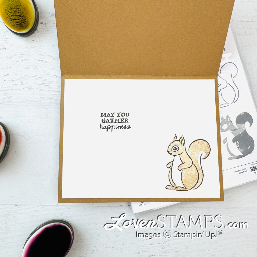 Ep 581: Ombre Sunsets in Fall Colors with Fluffy Squirrel + Stampin’ Up!®'s Amber Autumn Silhouette