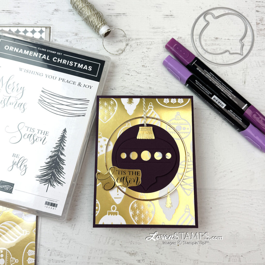 ep-589-4x6-dsp-card-front-modern-christmas-large-gold-hoop-stampin-up-front-alone