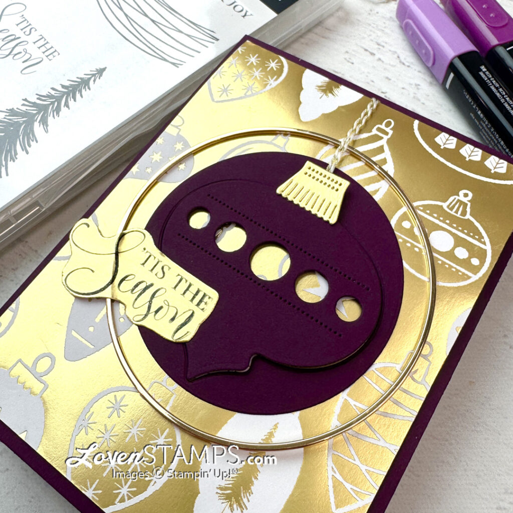 ep-589-4x6-dsp-card-front-modern-christmas-large-gold-hoop-stampin-up-front-alone