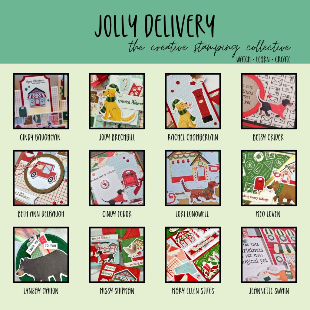 November 2025 CSC Creative Stamping Collective Video Class from Meg - Jolly Delivery Bundle