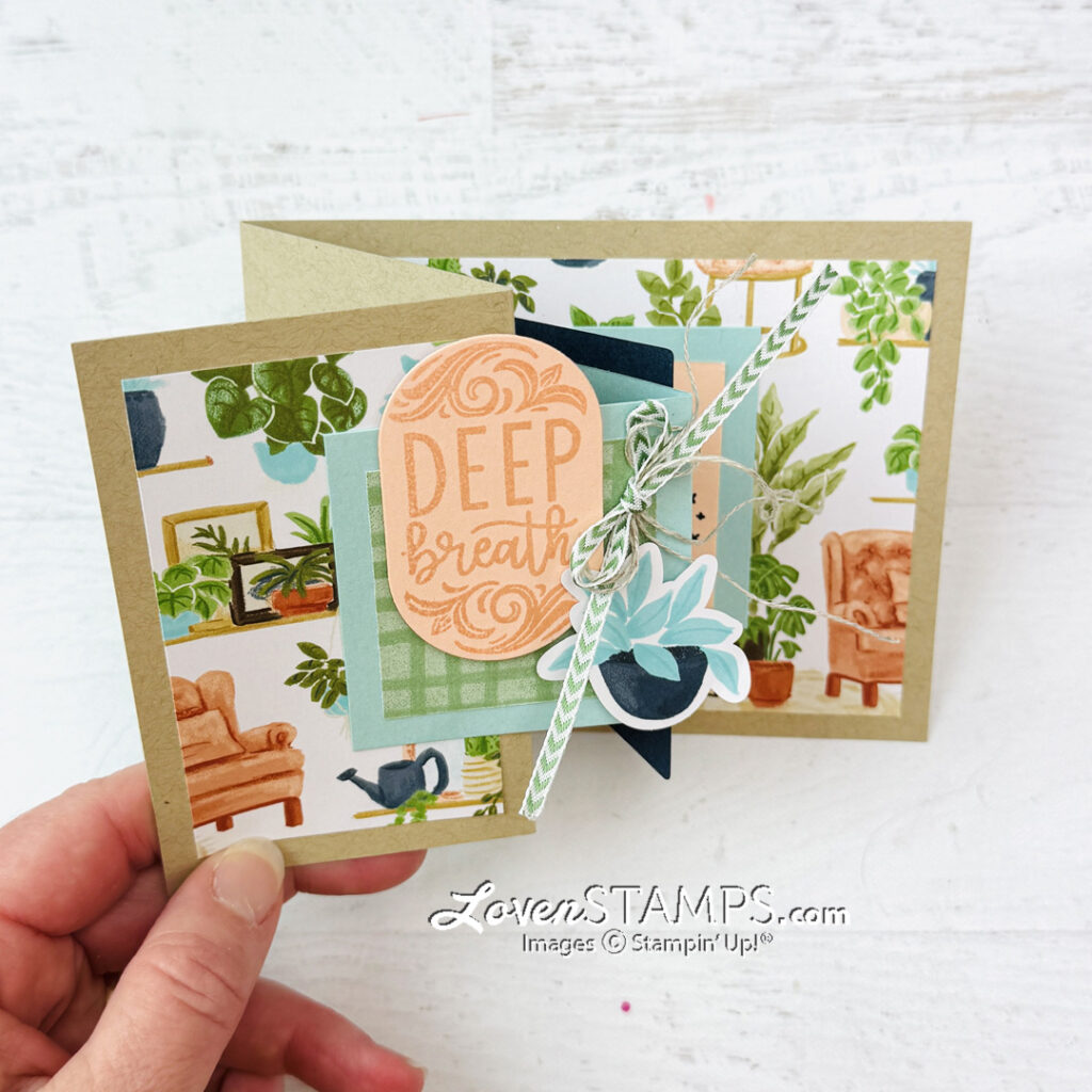 Ep 599: How Many Greetings Fit in One Fun Fold Card?? Stampin’ Up!® Hobby Haven Suite Collection