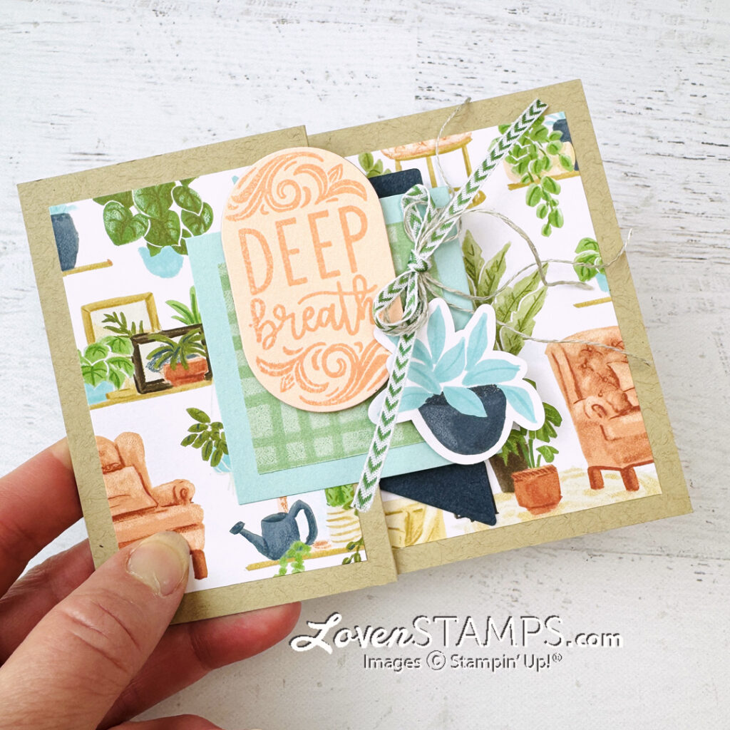 Ep 599: How Many Greetings Fit in One Fun Fold Card?? Stampin’ Up!® Hobby Haven Suite Collection
