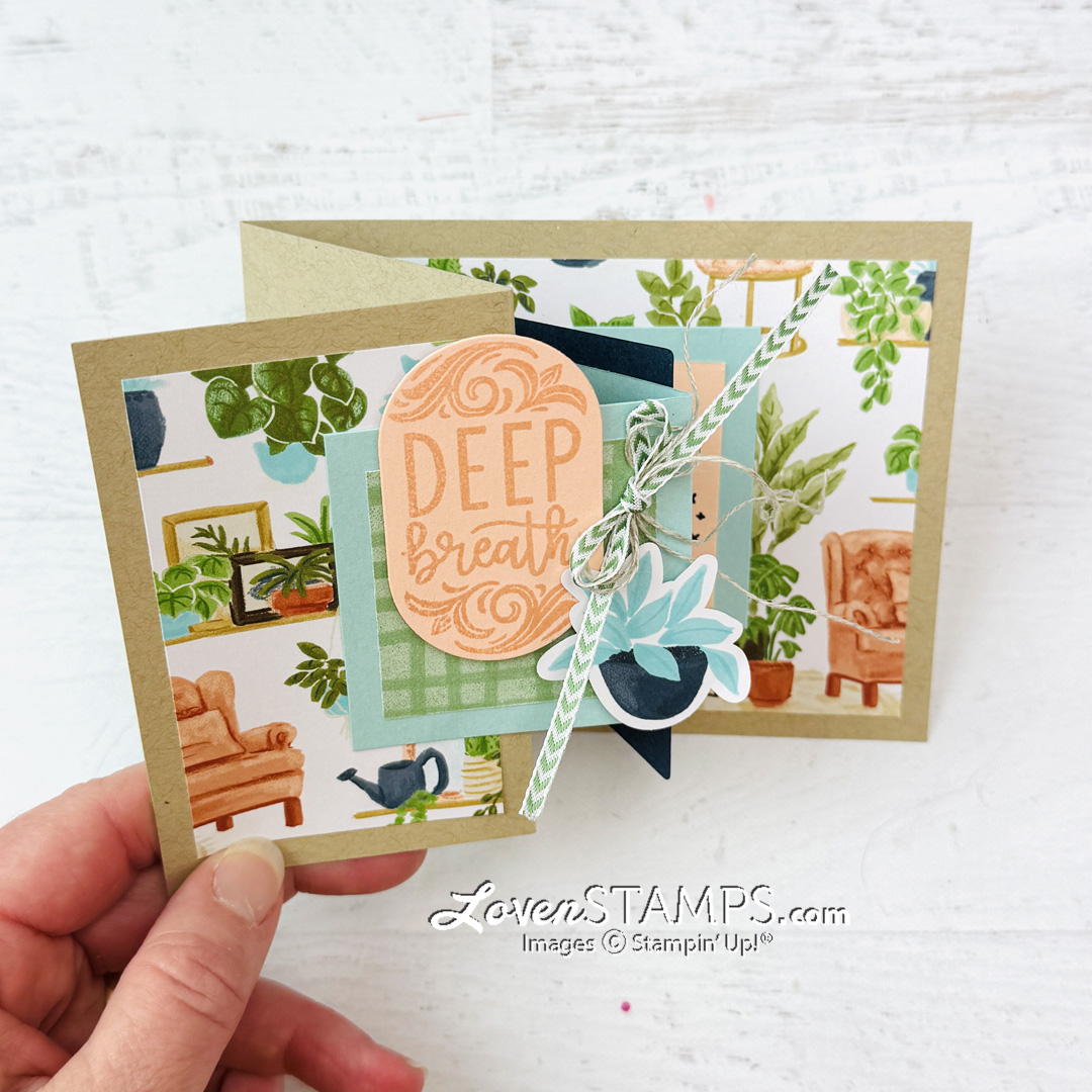 Ep 599: How Many Greetings Fit in One Fun Fold Card?? Stampin’ Up!® Hobby Haven Suite Collection