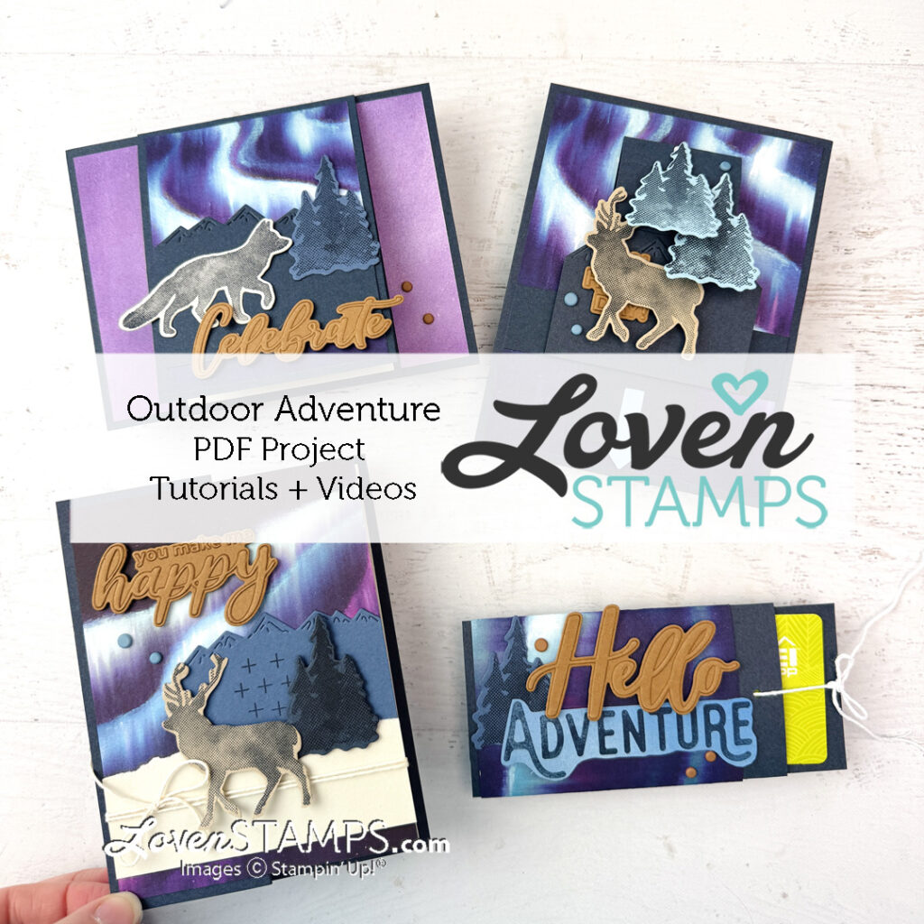 NEW for LovenStamps Monthly Tutorials in December 2025 - Outdoor Adventure