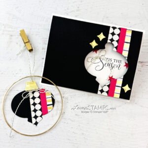 Ep 603: 2-in-1 Peek-A-Boo Window Card + Hoop Ornament Tricks, Stampin’ Up!®'s Modern Christmas Suite