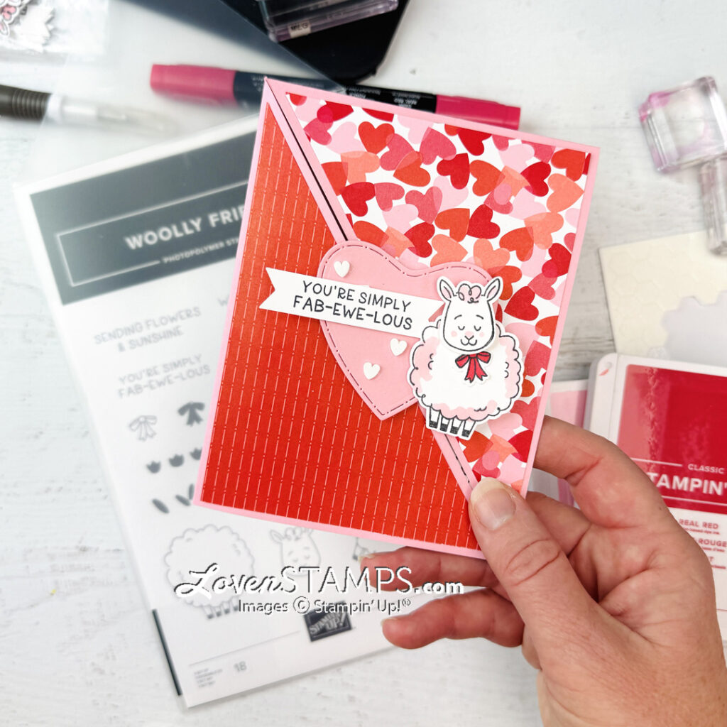 ep-606-diagonal-front-fold-woolly-friends-stampin-up-made-with-love-valentine-dsp-clean-part-open