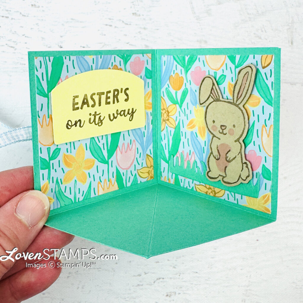 Ep 614: Fun Fold Springtime Corner Pop Up Card with Stampin’ Up!® Easter Joy Suite Collection