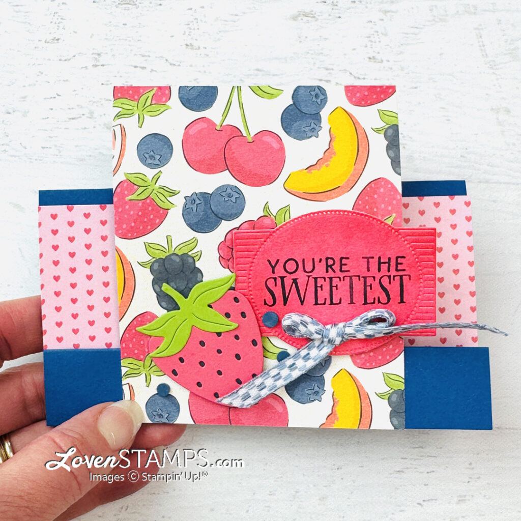 Ep 621: Easy WOW - Stair Step Overlay Card, Stampin’ Up!®'s NEW Homemade Sweetness Suite Collection
