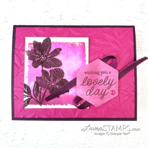 Ep 623: Bright, Bold Color with Watercolor Block Prints and Stampin’ Up!®'s NEW Garden Poetry Suite