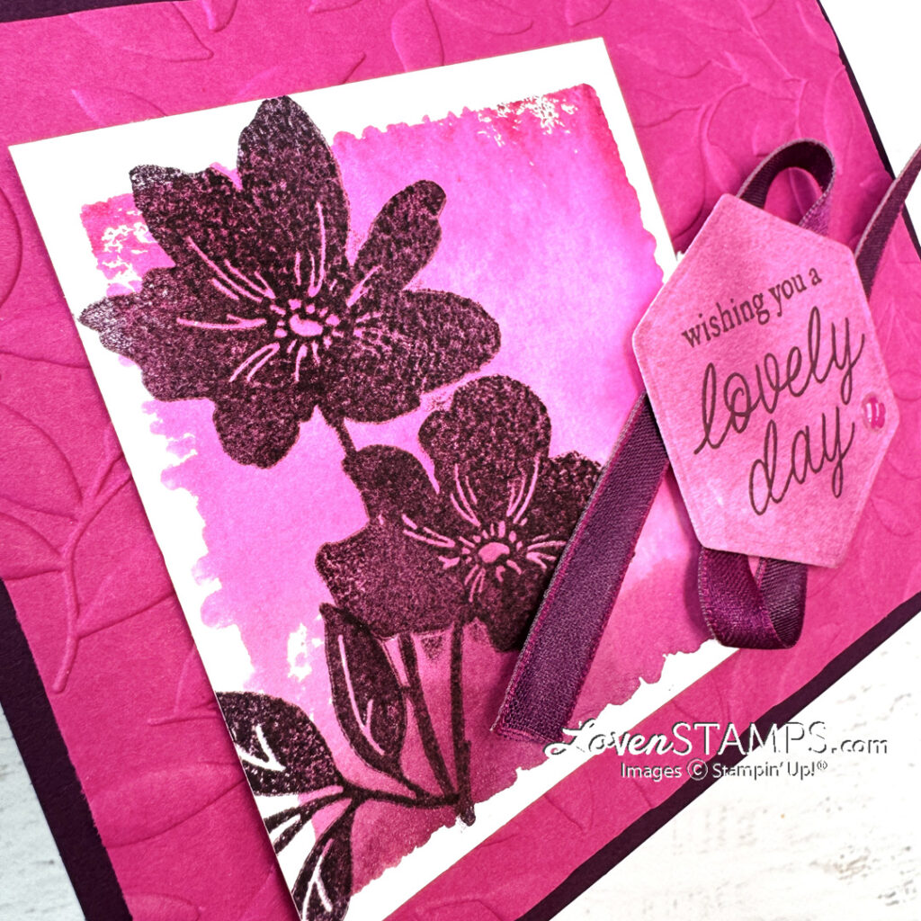 Ep 623: Bright, Bold Color with Watercolor Block Prints and Stampin’ Up!®'s NEW Garden Poetry Suite