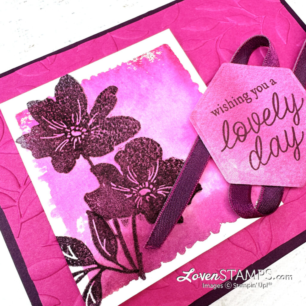 Ep 623: Bright, Bold Color with Watercolor Block Prints and Stampin’ Up!®'s NEW Garden Poetry Suite