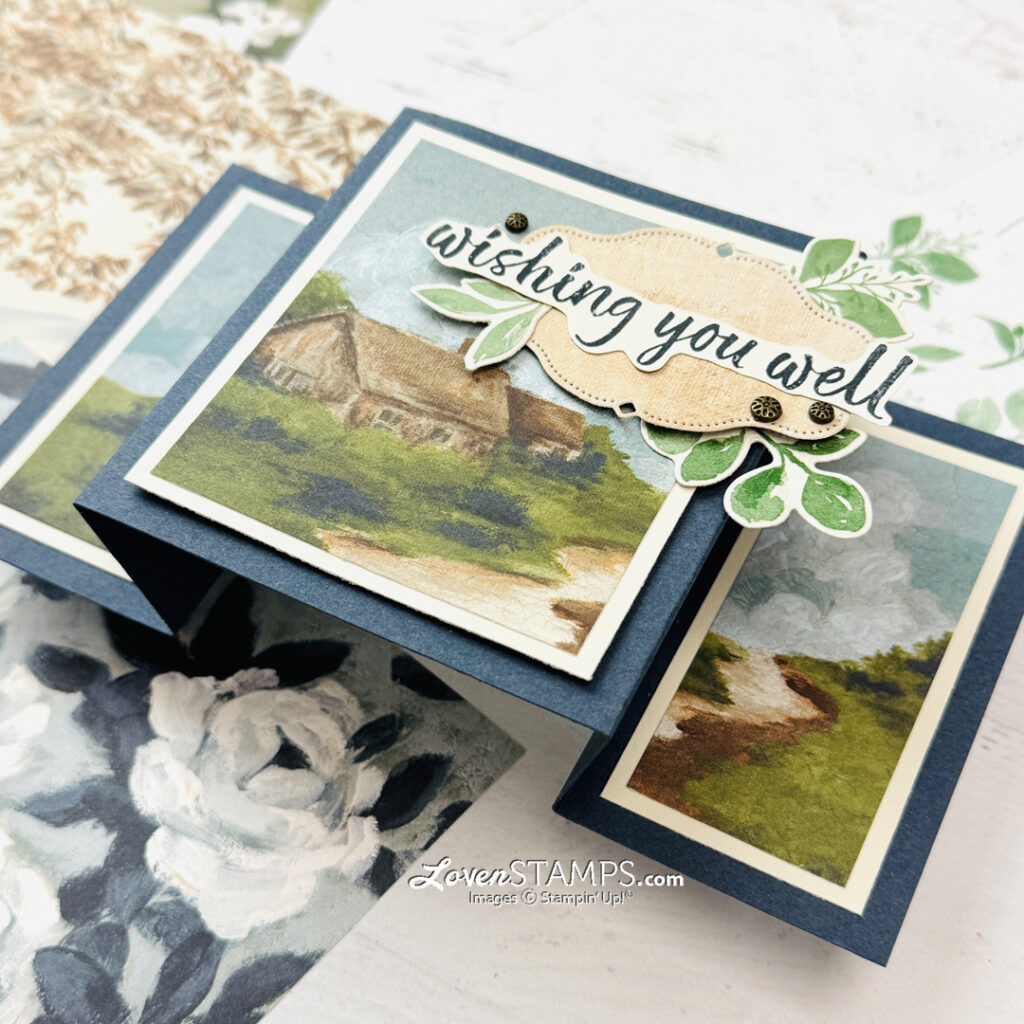Ep 624: Fantastic Scenery Cards with Beautiful Gallery and Stampin’ Up!®'s Greenery Lane Washi Tape