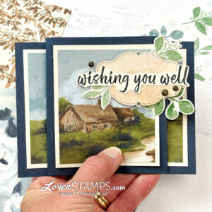 Ep 624: Fantastic Scenery Cards with Beautiful Gallery and Stampin’ Up!®'s Greenery Lane Washi Tape