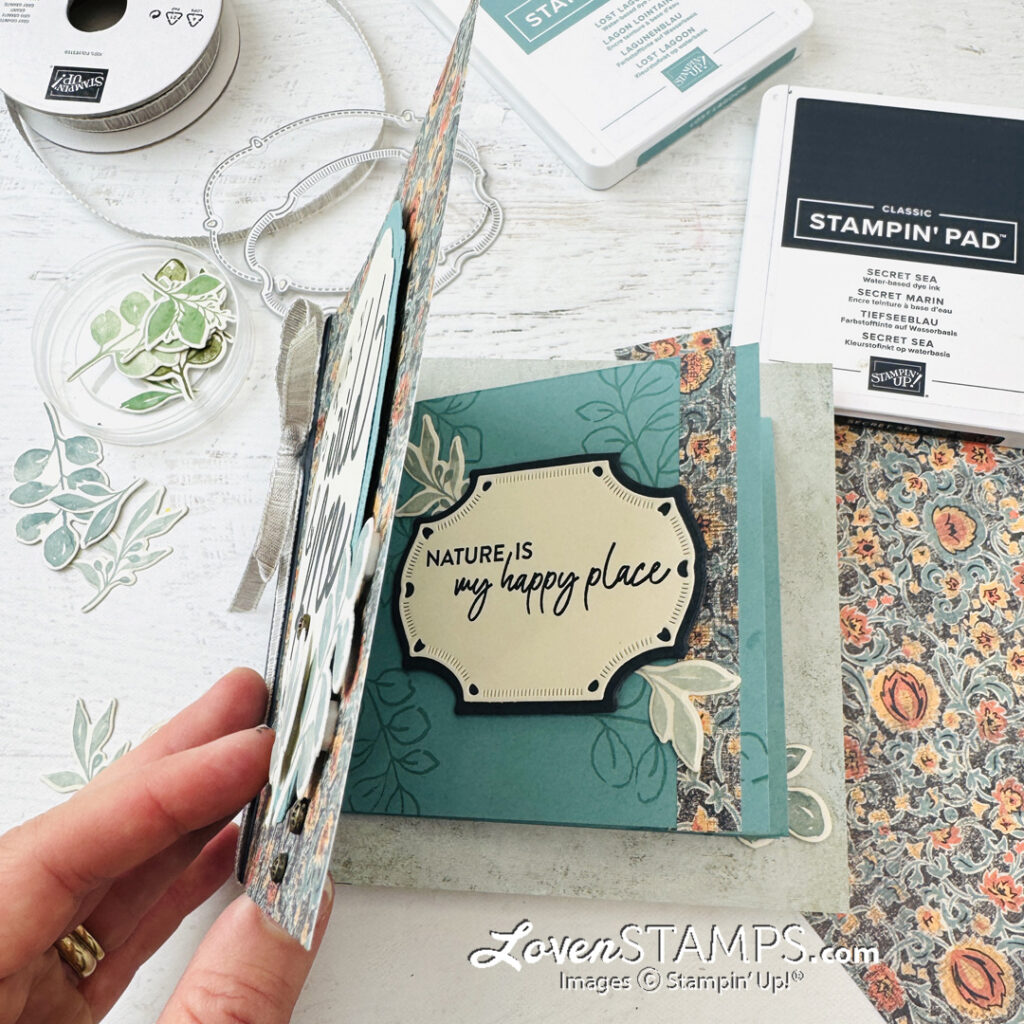 Ep 629: DIY Simple Gifts Folding Album, Tips for Photo Printing + Stampin’ Up!® Greenery Lane Bundle