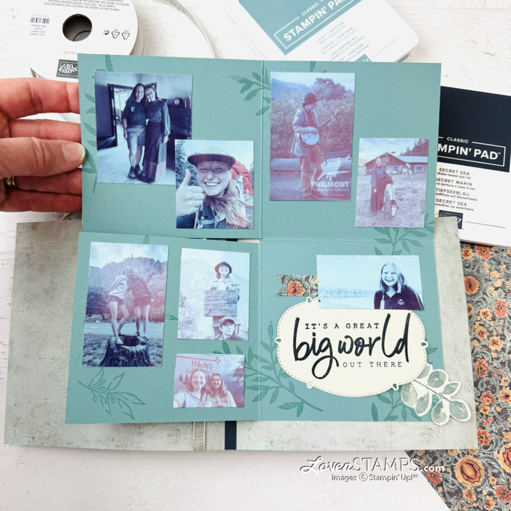 Ep 629: DIY Simple Gifts Folding Album, Tips for Photo Printing + Stampin’ Up!® Greenery Lane Bundle