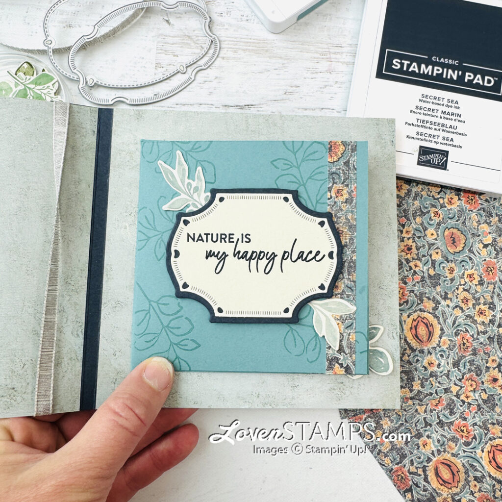 Ep 629: DIY Simple Gifts Folding Album, Tips for Photo Printing + Stampin’ Up!® Greenery Lane Bundle