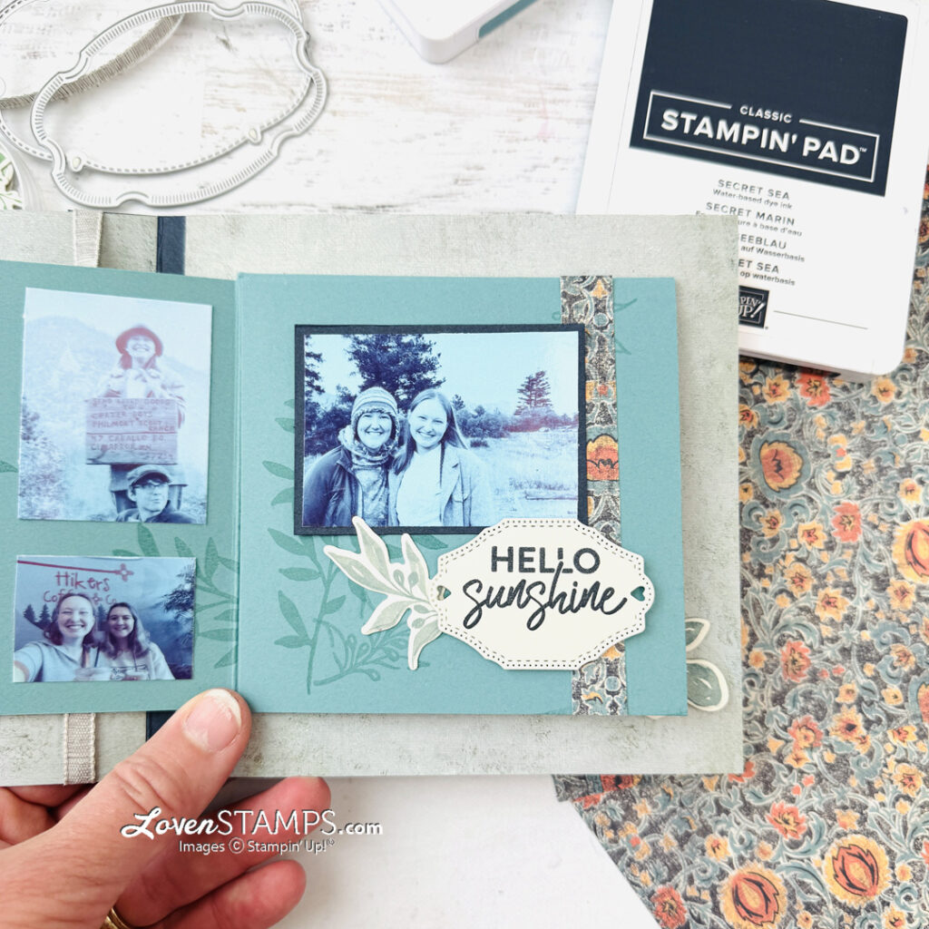 Ep 629: DIY Simple Gifts Folding Album, Tips for Photo Printing + Stampin’ Up!® Greenery Lane Bundle
