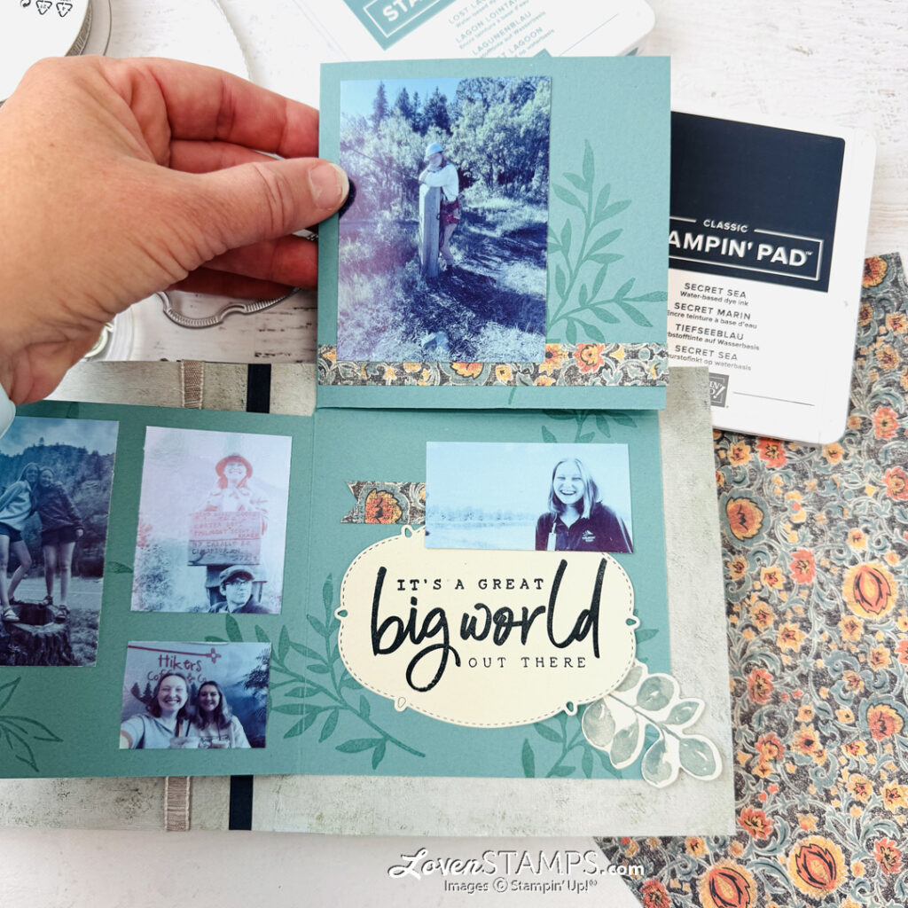 Ep 629: DIY Simple Gifts Folding Album, Tips for Photo Printing + Stampin’ Up!® Greenery Lane Bundle