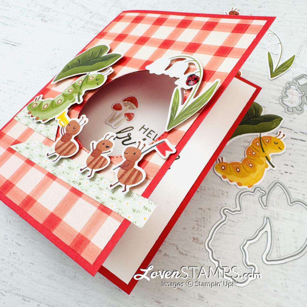 Ep 630: EASY Peek-A-Boo Window Cards for Summer with Stampin’ Up!® Cute As A Bug Suite
