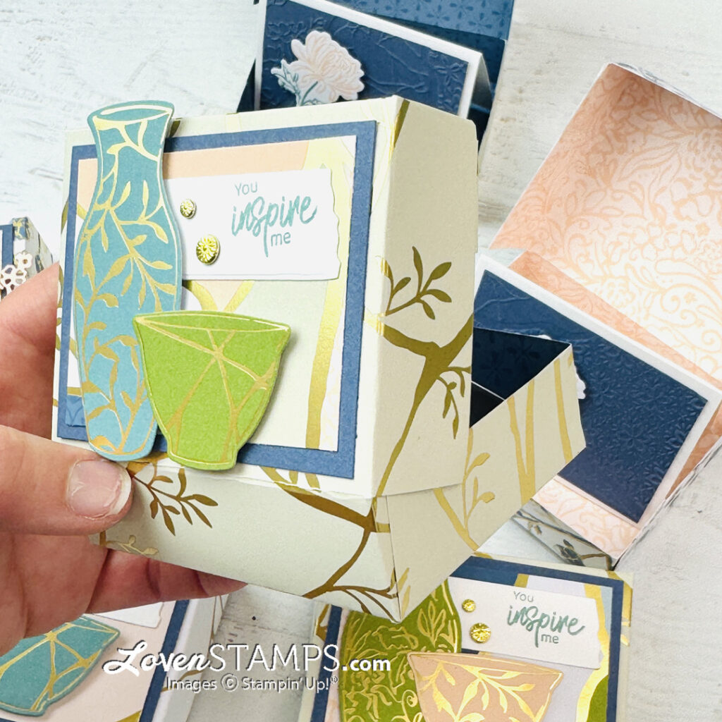 Ep 627: DIY Trinket Box for Gift Cards+ with Stampin’ Up!®'s Last Chance Kintsugi Inspirations Suite