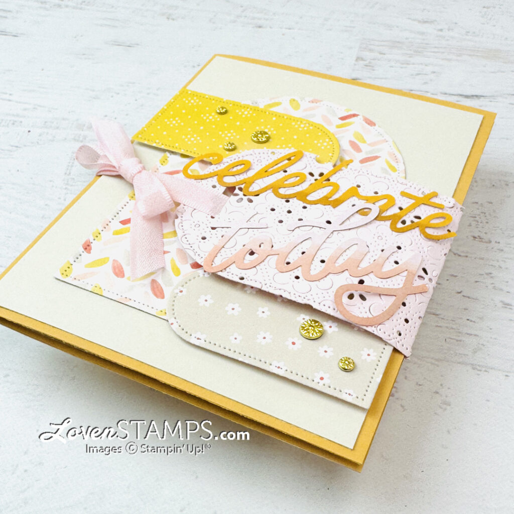 Ep 632: Blending Brush Ombre and Eyelet Blooms - Fun Folds with Stampin’ Up!®'s Everyday Arches Dies