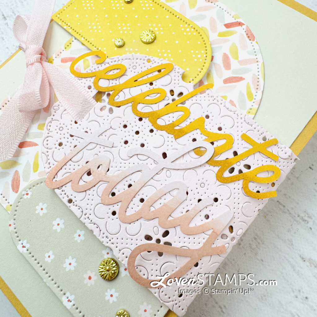 Ep 632: Blending Brush Ombre and Eyelet Blooms - Fun Folds with Stampin’ Up!®'s Everyday Arches Dies
